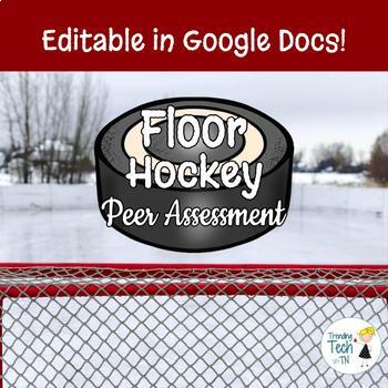 Preview of Hockey Peer Assessment - Editable in Google Docs!