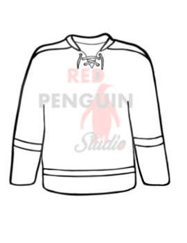 hockey jersey template - Clip Art Library