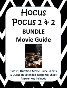 Preview of Hocus Pocus 1 & 2 BUNDLE Movie Guide (2022) Google Copy Included