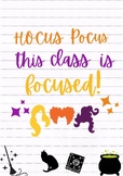 Hocus Pocus Bulletin Board