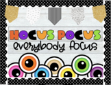 Hocus Pocus Everybody Focus | Bulletin Board Kit