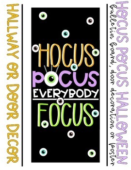 Hocus Pocus Printable Door Decor