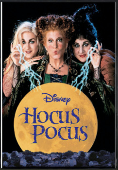 Preview of Hocus Pocus Movie Guide Questions in ENGLISH and in chronological order