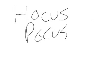Preview of Hocus Pocus Movie Notes