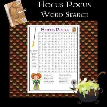 Hocus Pocus Movie Worksheets Teaching Resources Tpt