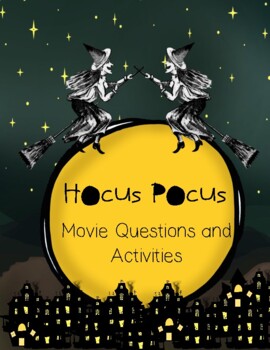 Preview of Hocus Pocus movie questions and activities