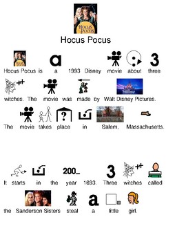 Hocus Pocus Movie And Questions Worksheets Teaching Resources Tpt