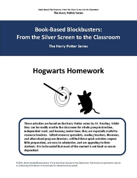 Preview of Hogwarts Homework [Based on the Harry Potter Series]