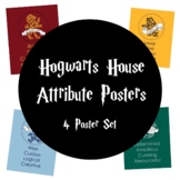 Magical Wizarding House Attribute Posters - Set of 4 Poster Pages