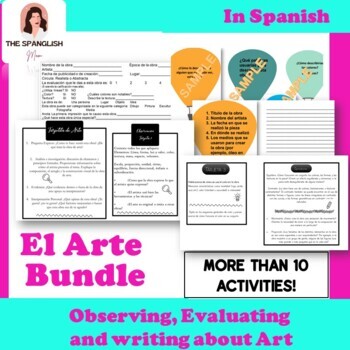 Preview of Teaching Art in Spanish Bundle