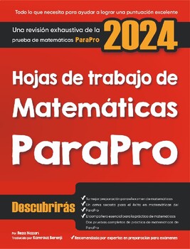 Preview of Hojas de trabajo de matemáticas ParaPro