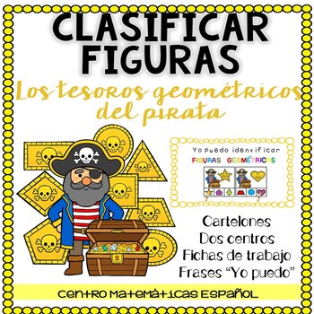 Preview of Hojas de trabajo y centros de figuras geométricas | Shapes in Spanish