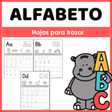 Hojas del alfabeto para trazar | Alphabet tracing letters 