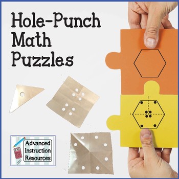 Hole Punch Math Puzzles by Advanced Instruction Resources TpT
