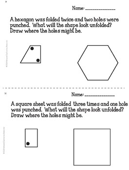Hole Punch Math Puzzles by Advanced Instruction Resources TPT