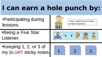 Hole Punch Reward Chart **EDITABLE** by The OT Teacher