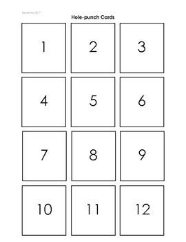 One-Hole Punch Puzzle Templates – Thinking Mathematically