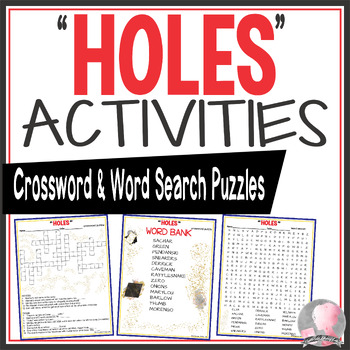 Holes by Louis Sachar Crossword - WordMint