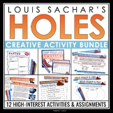 Holes Activity Bundle - Creative Novel Activities and Assi