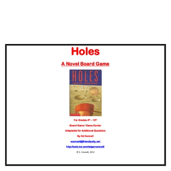 Preview of Holes Board Game