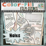 Holes Color-Fill Film Guide Doodle Notes