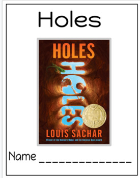 Preview of Holes Comprehension Book Packet