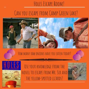 Preview of Holes Escape Room