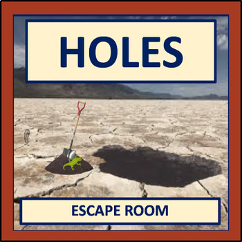 Preview of Holes: Escape Room - an interactive ELA game