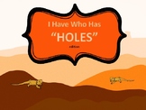 Holes "I Have Who Has" Game novel study comprehension loui