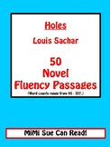 Holes (Louis Sachar) 50 Novel Fluency Passages