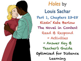Holes (Louis Sachar) Ch. 23-28 - Kissin' Kate Barlow - ACTIVITIES + ANSWERS