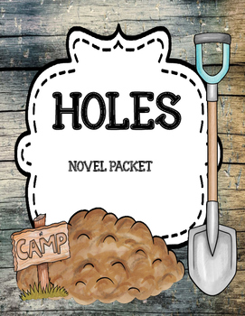 Preview of Holes by Louis Sachar - Novel Study Freebie