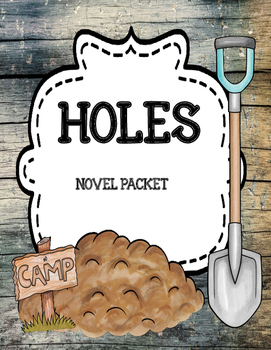 Preview of Holes by Louis Sachar  Novel Unit Mega Bundle Print and Paperless