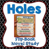 Holes, Novel Study, Flip Book Project, Writing Prompts, Vo
