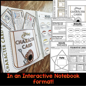 Holes Novel Study Unit Activities 5th Grade Studies Louis 