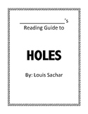 Holes Novel Study Packet