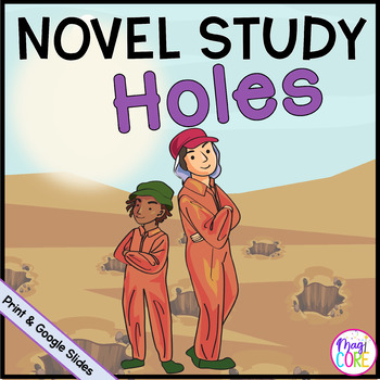 Preview of Holes Novel Study Reading Comprehension