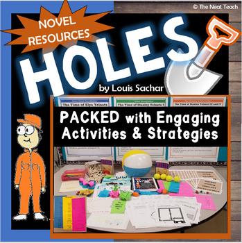 Holes Novel Study Unit: Lesson Plans, Activities, Printables-Louis Sachar’s book