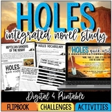 Holes Novel Study Unit - 6th Grade Novel Units - Holes Nov