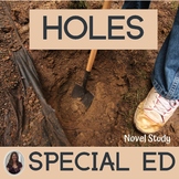 Holes by Louis Sachar Novel Study for Special Education wi