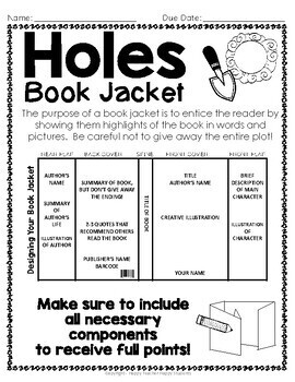 book reports for the book holes