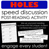 Holes Speed Discussion Activity - Engaging Post-Reading Lesson