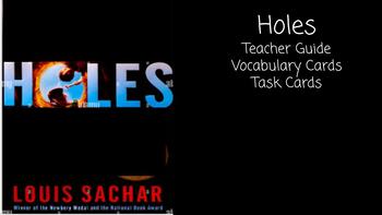 Holes Vocabulary Booklet, Presentation, & Answer Key Definitions - Louis  Sachar in 2023