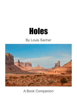 Preview of Holes Upper Elementary Montessori Book Study (Mentor Text)