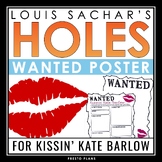 Holes Wanted Poster Assignment Kissin' Kate Barlow Novel A