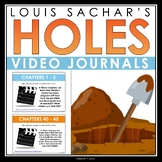 Holes Writing Prompts - Video Clips and Journal Writing - 