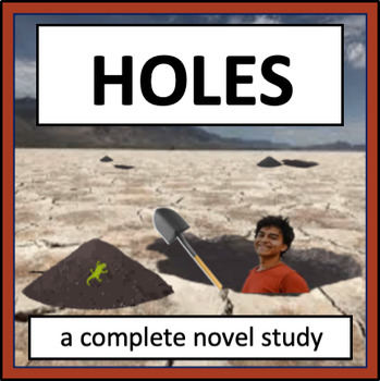 Preview of Holes - a complete novel study