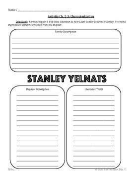 The Best Notes: Summary of Holes by Louis Sachar Unit Plan for 5th