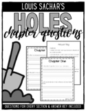 Holes by Louis Sachar Chapter Questions