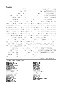 holes by louis sachar giant word search puzzle by m walsh tpt